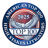 America's Top 100 | 2025 Top 100 | High Stakes Litigators